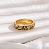 Brass Micro Pave Cubic Zirconia Finger Rings FS-WGFDCA6-06-2