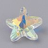 Faceted Glass Charms GLAA-H101-A-17-3