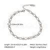 Simple and Stylish Stainless Steel Twisted Chain Anklets for Women WP4497-2-2