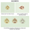 DICOSMETIC 12Pcs 3 Colors 304 Stainless Steel Charms STAS-DC0009-34-4