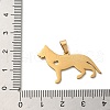 304 Stainless Steel Pendants STAS-O005-14G-3