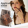 SUNNYCLUE 16pcs 4 Styles Food Grade Eco-Friendly Silicone Focal Beads SIL-SC0001-83-5