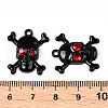 Baking Paint Alloy Rhinestone Pendants PALLOY-N176-109A-3