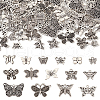 90Pcs 15 Style Tibetan Style Alloy Pendants FIND-TA0003-54-11