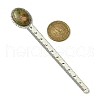 Natural & Synthetic Mixed Stone Bookmarks AJEW-JK00265-3
