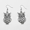 Alloy Fashion Owl Alloy Dangle Earrings FO4888-1-1