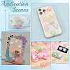 AHADERMAKER 60Pcs 6 Colors Translucent Resin Decoden Cabochons RESI-GA0001-31-6