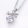 304 Stainless Steel Pendant Necklaces NJEW-H486-06-2