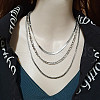 Alloy 3 Layer Necklaces for Women FS-WGAC560-08-1
