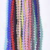Spray Painted Non-magnetic Synthetic Hematite Beads Strands G-T124-34B-2
