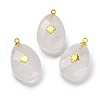 Natural Quartz Crystal Pendants G-B089-01G-02-1
