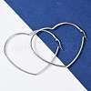 Tarnish Resistant 201 Stainless Steel Hoop Earrings EJEW-A052-11B-1