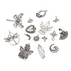 Kissitty 30Pcs 15 Style Tibetan Style Alloy Pendants FIND-KS0001-26-3