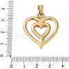 304 Stainless Steel Crystal Rhinestone Pendants STAS-Z097-14G-3