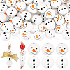   80Pcs 2 Styles Spray Painted Natural Wood European Beads WOOD-PH0002-72A-1