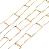 Ion Plating(IP) 304 Stainless Steel Rectangle Link Chains CHS-A011-07G-1
