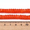 Handmade Millefiori Glass Beads Strands LAMP-T021-28A-02-4