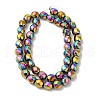 Electroplated Non-Magnetic Synthetic Hematite Beads Strands G-P518-05D-01-2