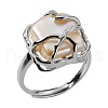 Mother's Day Jewellery Rhodium Plated 925 Sterling Silver Adjustable Rings WG13BF8-01-2