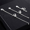 6Pcs 6 Style Brass Chain Extender FIND-AB00044-6