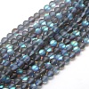 Synthetic Moonstone Beads Strands X-G-F142-10mm-02-1