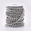 Tarnish Resistant 304 Stainless Steel Ball Chains CHS-A002B-4.0mm-3