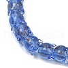 Gold Sand Lampwork Beads Strands LAMP-P069-02A-04-2