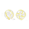 Transparent Glass Enamel Beads GLAA-G084-01B-1