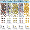 SUNNYCLUE 100G 5 Colors School Theme Handmade Polymer Clay Cabochons CLAY-SC0002-03-2