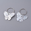 Plastic Paillette/Sequin Hair Braid Rings Pendants KEYC-TAC0001-02F-2