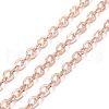 Brass Cable Chains KK-S332-19RG-1