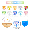 ARRICRAFT 1000Pcs 10 Colors ABS Plastic Imitation Pearl Cabochons PACR-AR0001-03-2