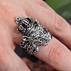 Retro Alloy Cuff Open Rings for Men FS-WGB8A4E-12-1