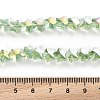 Electroplate Transparent Glass Beads Strands EGLA-U004-03A-AB02-4