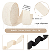 AHADERMAKER 2Pcs 2 Colors 10 Yards Flat Polycotton Ribbon OCOR-GA0001-68A-2