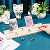 Wood Earring Display Card Holders ODIS-WH0070-09A-3