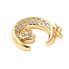 Brass Micro Pave Cubic Zirconia Pendants KK-D357-05A-G-2
