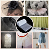 Plastic Wrinkle Mesh Fabric for Dress Headwear Accessories DIY-WH0588-16B-6