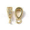Brass Micro Pave Cubic Zirconia Pendants KK-D324-43G-1