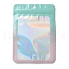 Rectangle Glitter Holographic PVC Zip Lock Bags ABAG-P011-01F-01-1