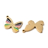 Ion Plating(IP) 304 Stainless Steel Pendants STAS-C083-02G-01-2