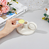 Porcelain Candle Holder AJEW-WH0415-63-3