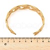 304 Stainless Steel Cuff Bangles for Women BJEW-B134-01G-3