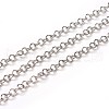 Tarnish Resistant 304 Stainless Steel Rolo Chains CHS-E016-02E-P-1