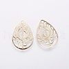 Iron Filigree Pendants X-IFIN-F158-57G-2