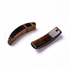Natural Tiger Eye Connector Charms G-C015-01A-3