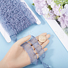 Gorgecraft 10 Yards Polyester Pleated Lace Trim OCOR-GF0003-52A-3