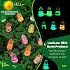 50Pcs Transparent Glass Bottle Pendants JX873A-3