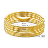 SHEGRACE Brass Buddhist Bangle Sets JB633A-6