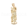 Synthetic Luminous Stone Column Pendants FIND-C058-01G-06-1